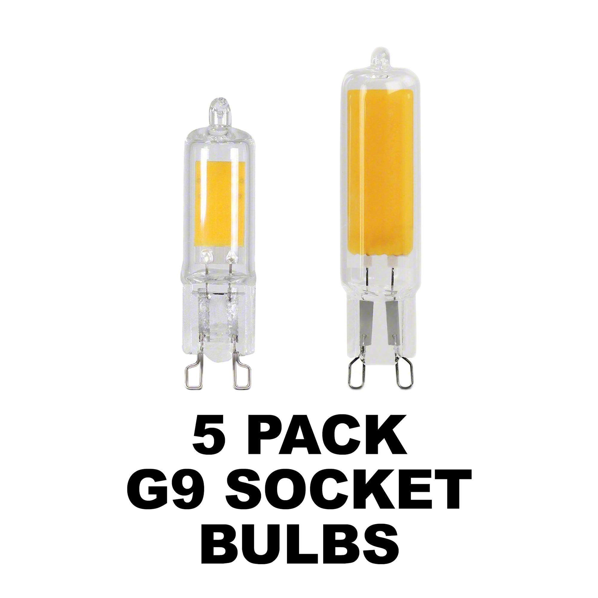 G9 Socket Bulbs - 5 Pack