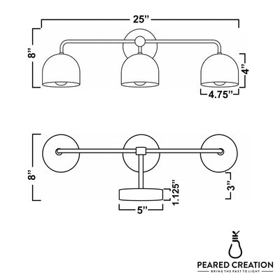 VANITY LIGHT MODEL NO. 7456