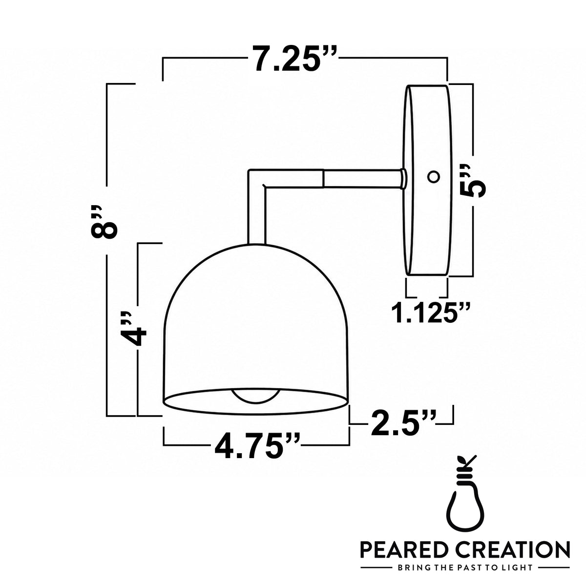 SCONCE MODEL NO. 4250