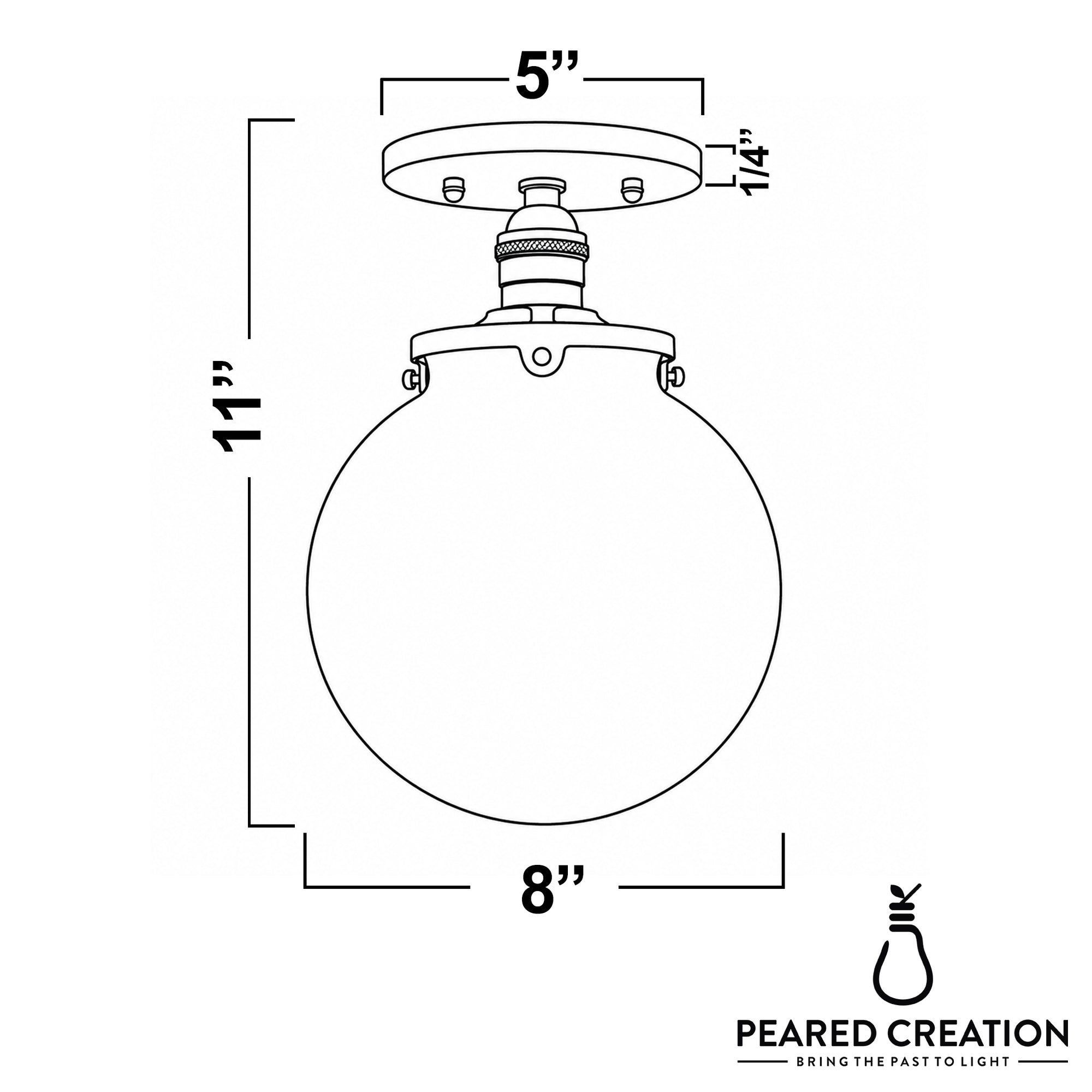 CEILING LIGHT MODEL NO. 1081