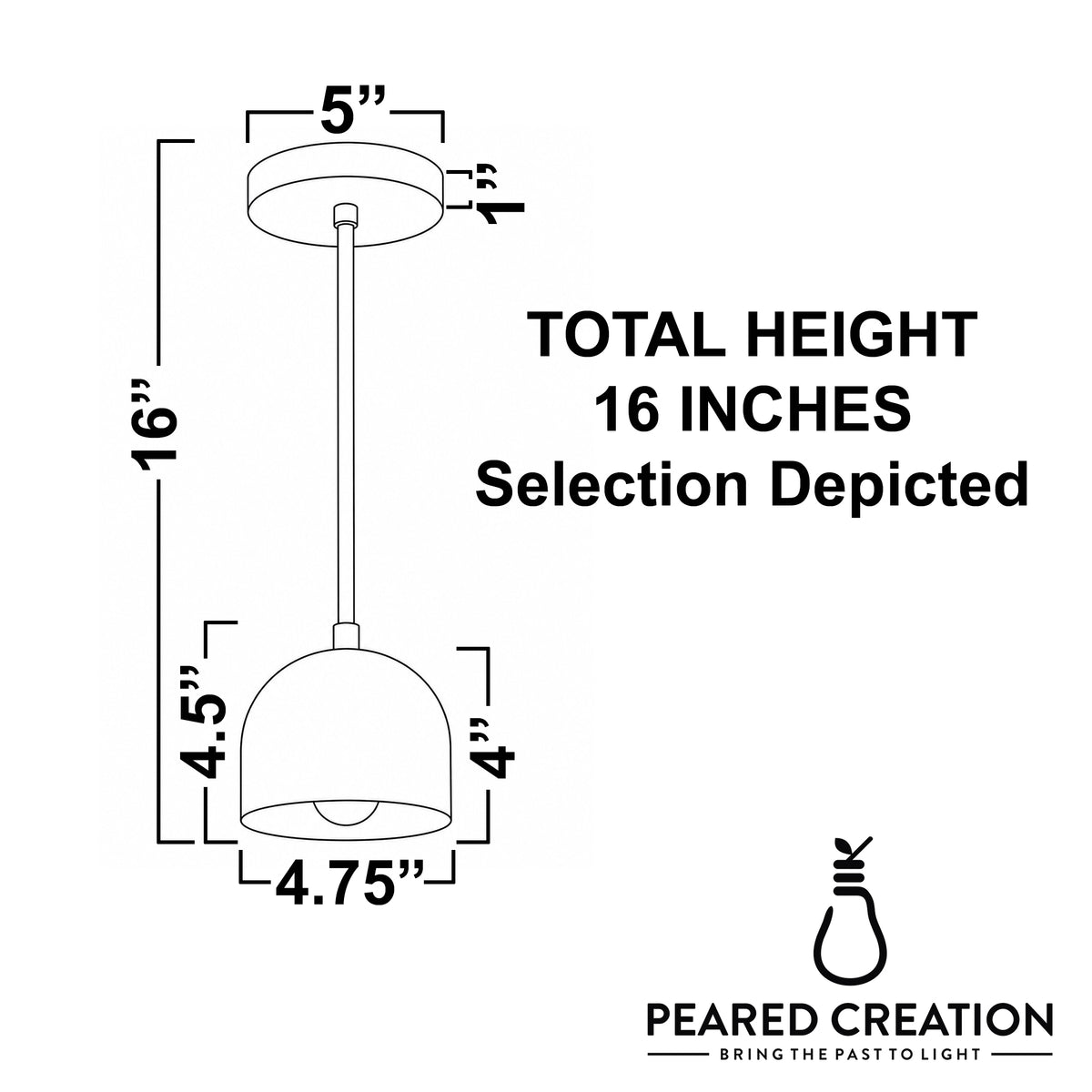 PENDANT MODEL NO. 1709