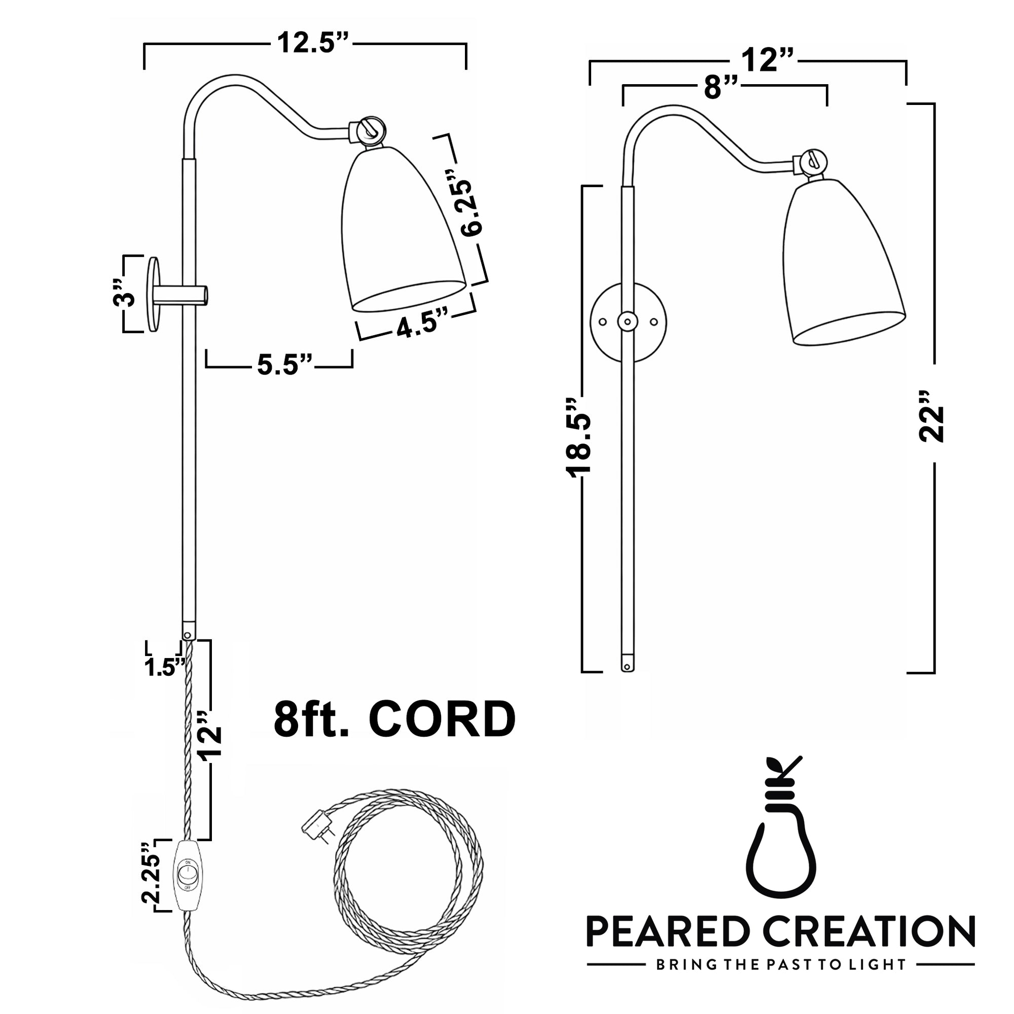 SCONCE MODEL NO. 7896
