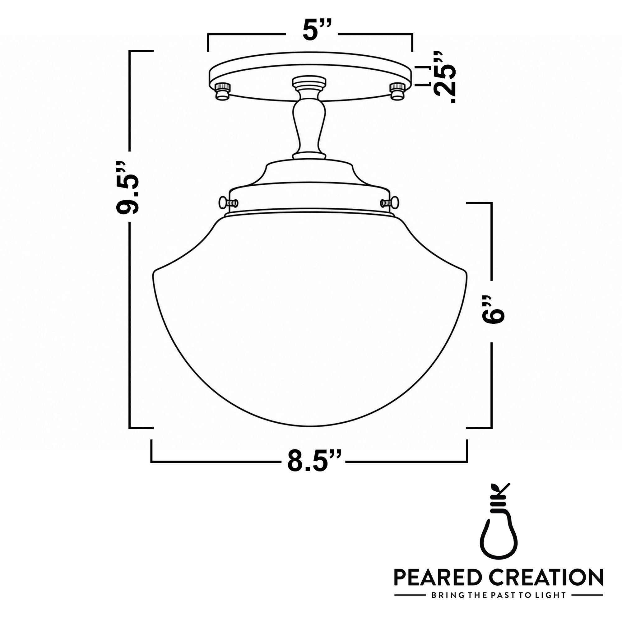 CEILING LIGHT MODEL NO. 3459