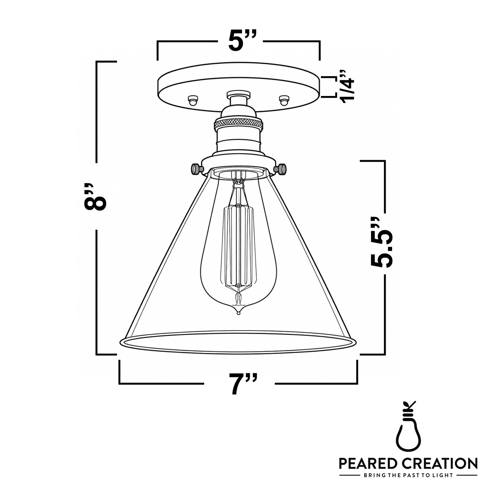 CEILING LIGHT MODEL NO. 8758
