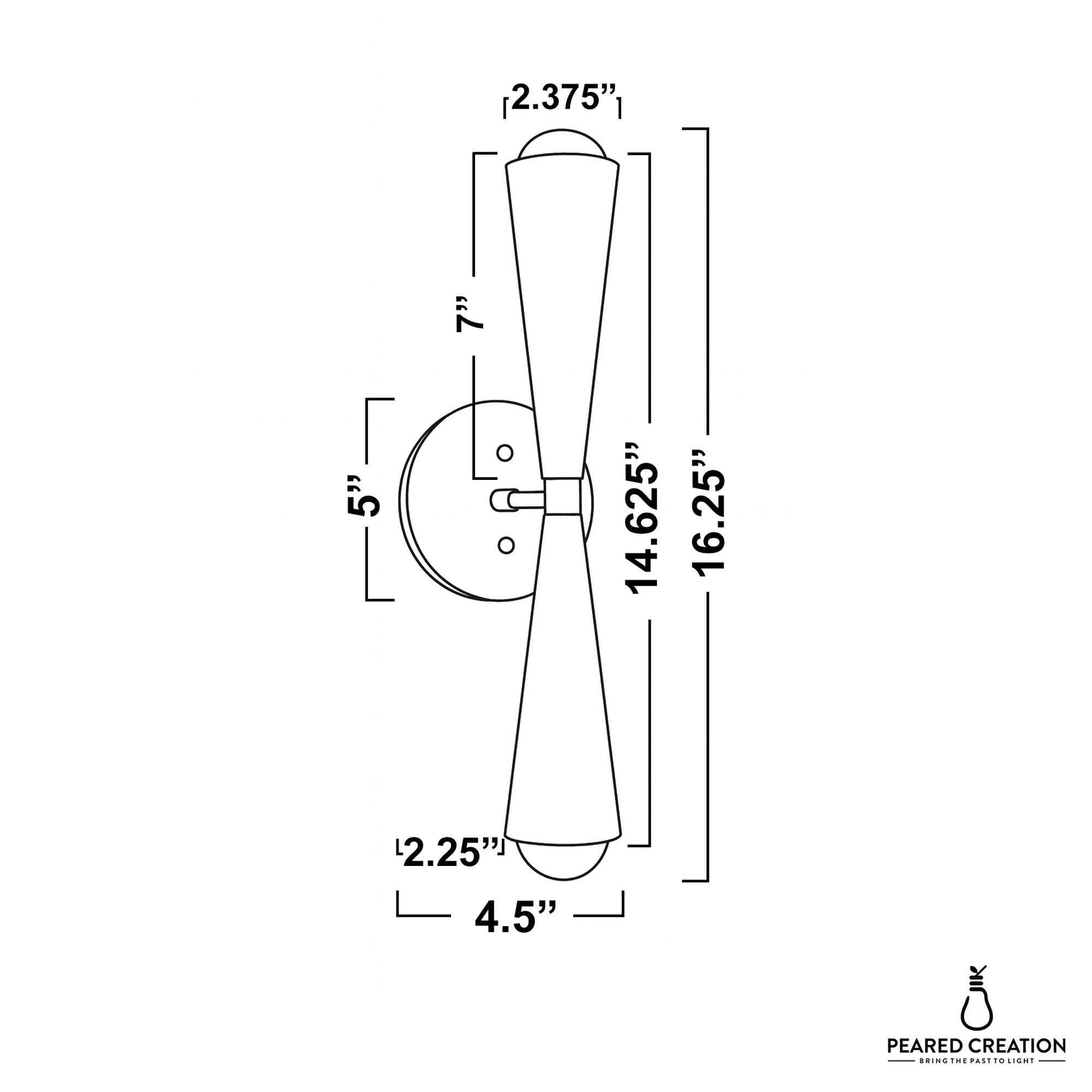 SCONCE MODEL NO. 8113