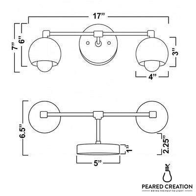 VANITY LIGHT MODEL NO. 5469