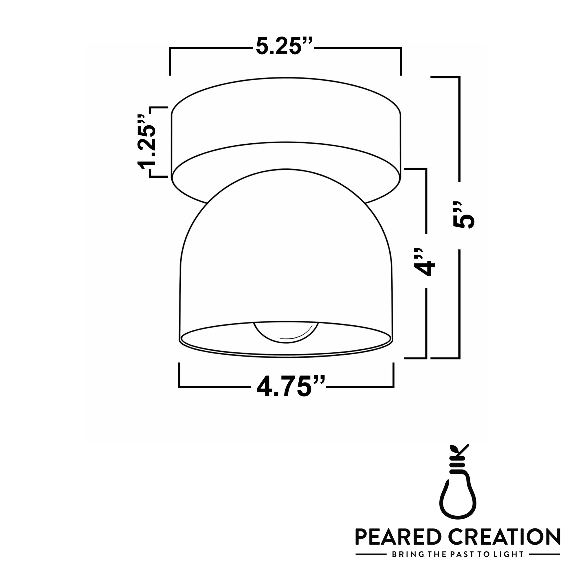 White cylindrical flush mount ceiling light with smooth rounded edges and minimalist design. - CEILING LIGHT MODEL NO. 1107