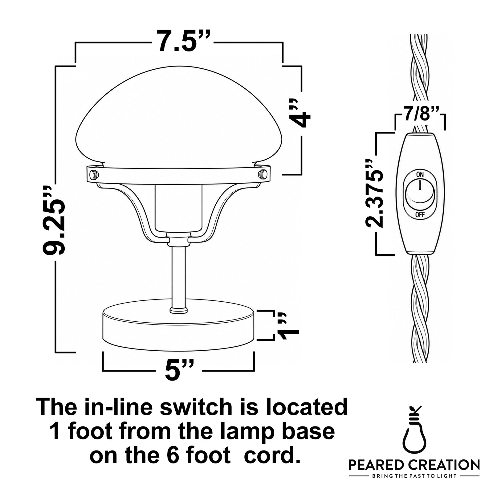 TABLE LAMP MODEL NO. 7579