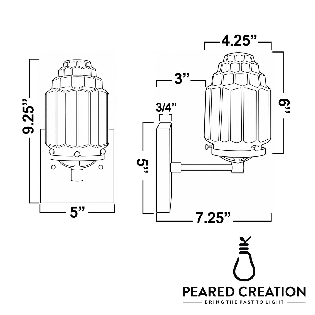 SCONCE MODEL NO. 5513