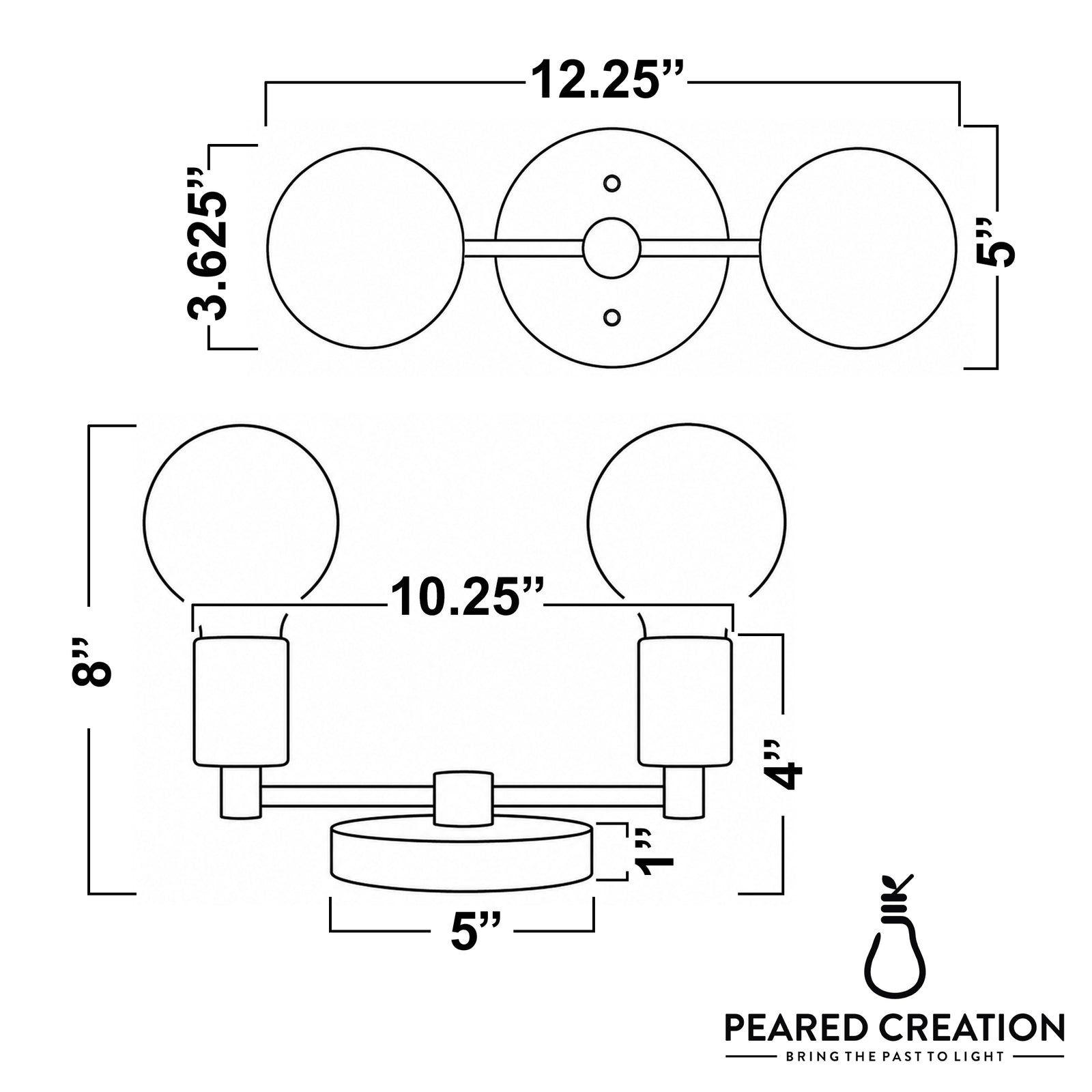 VANITY LIGHT MODEL NO. 7826