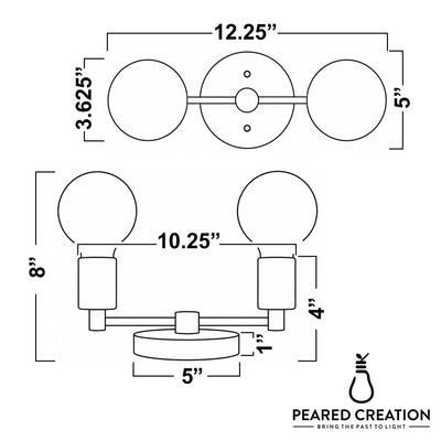 VANITY LIGHT MODEL NO. 7826