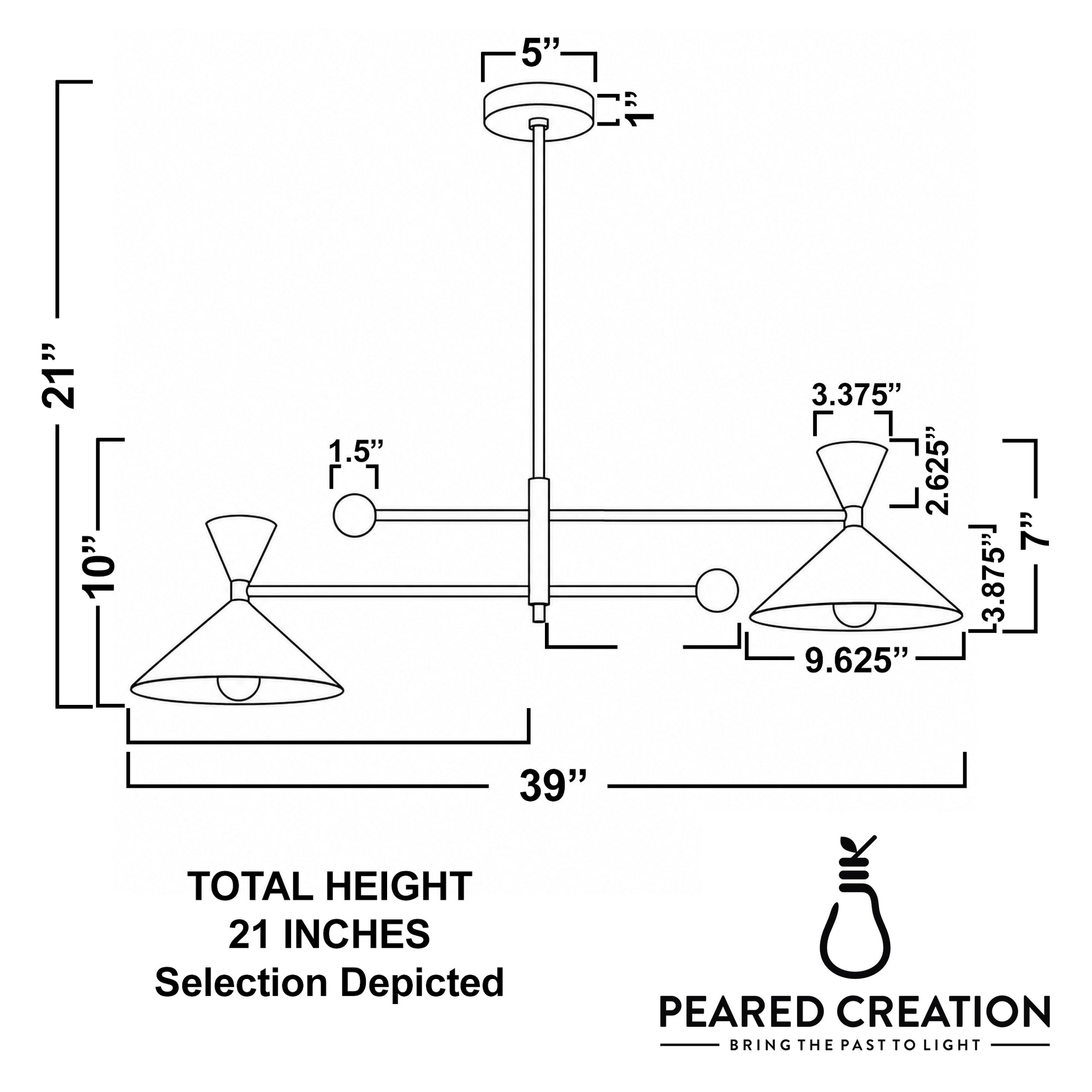 CHANDELIER MODEL NO. 2160