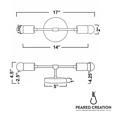 VANITY LIGHT MODEL NO. 5563