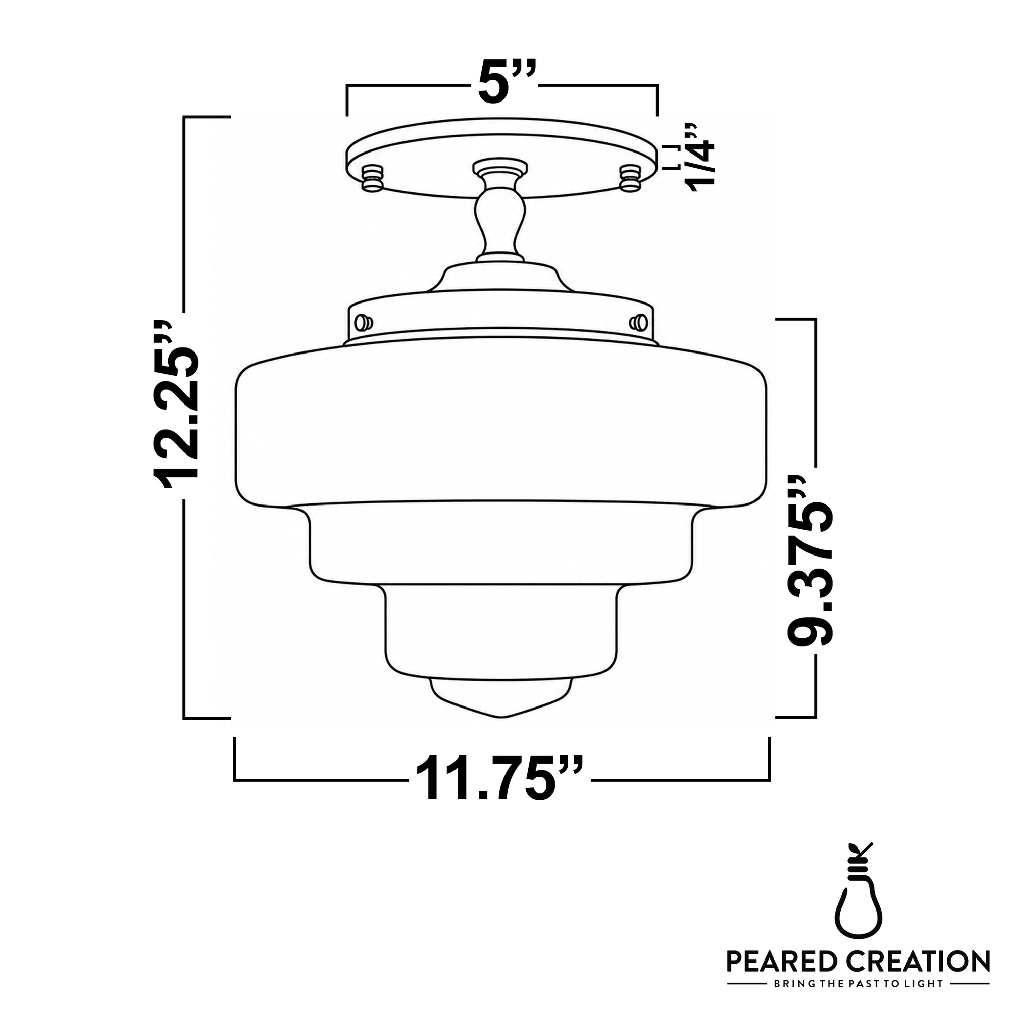 CEILING LIGHT MODEL NO. 8713