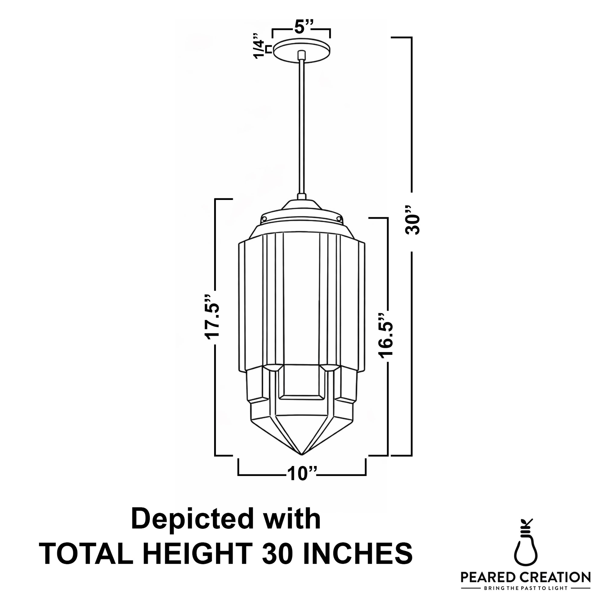 PENDANT MODEL NO. 9652