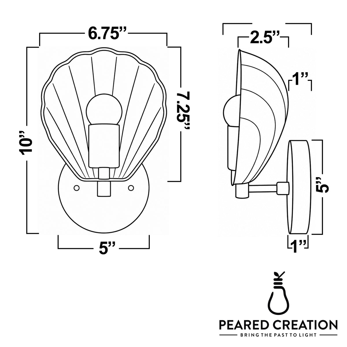 SCONCE MODEL NO. 8270