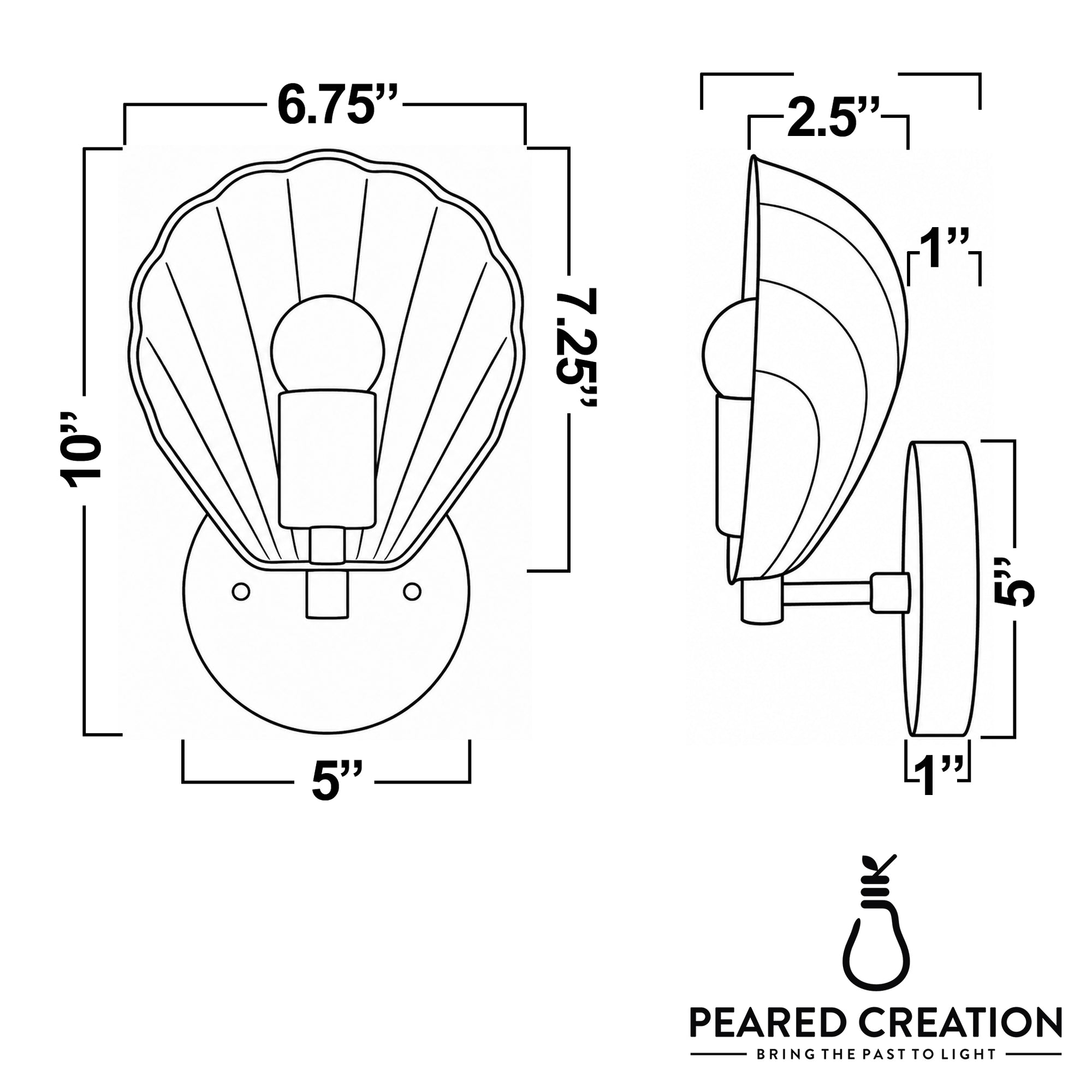 SCONCE MODEL NO. 8270