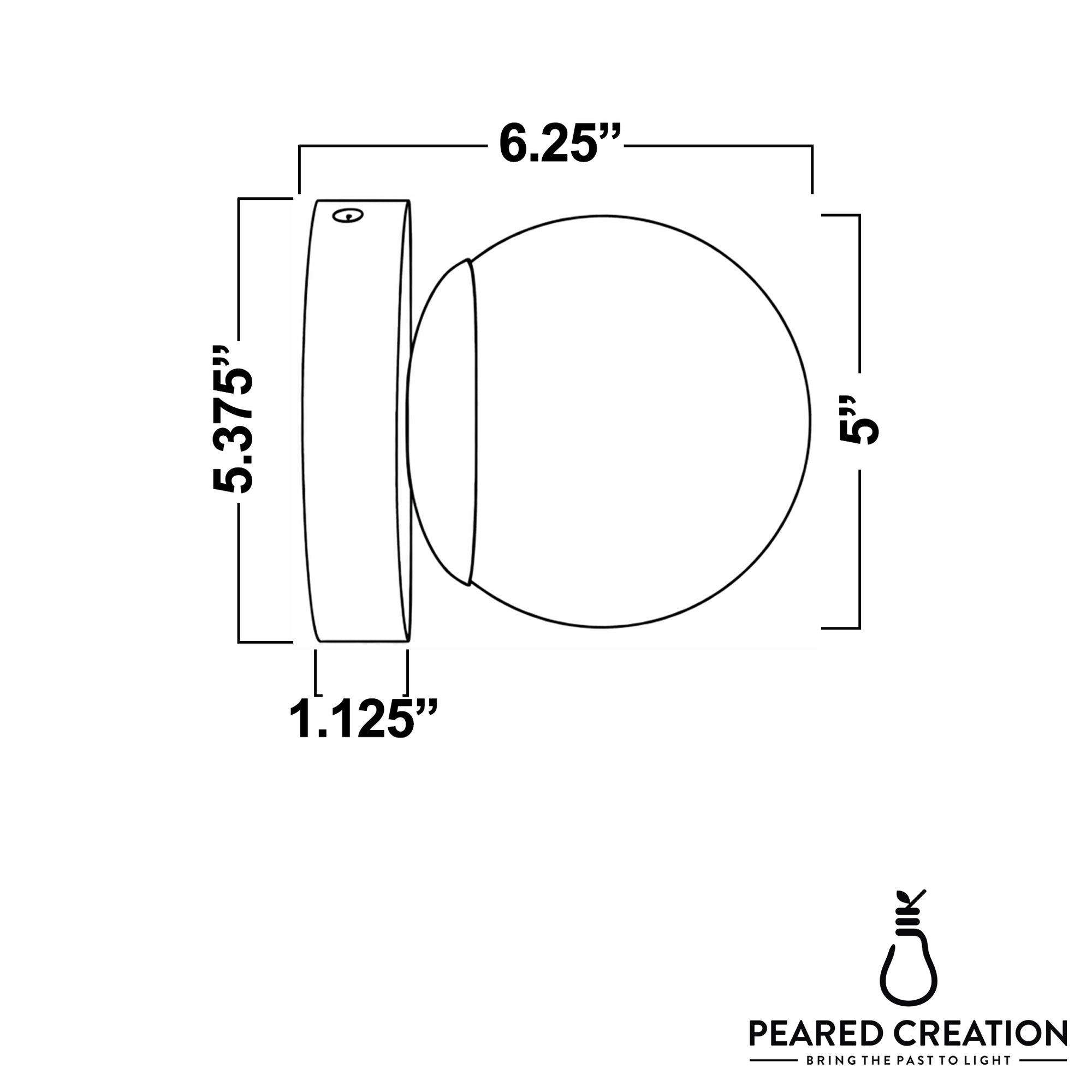 Scandinavian-style wall sconce with a natural wood round base and frosted glass globe shade, flush mount design. - SCONCE MODEL NO. 5718