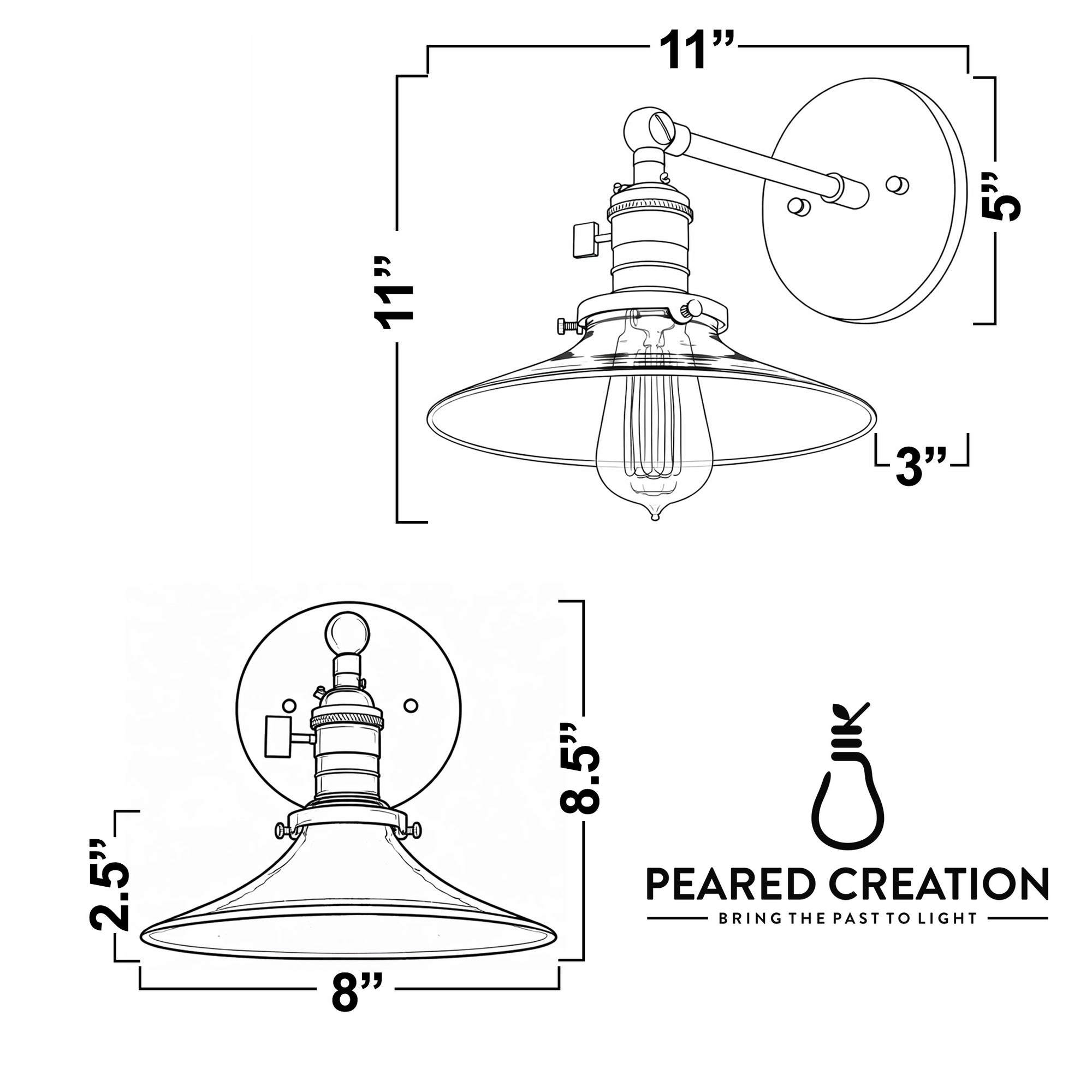 SCONCE MODEL NO. 3310