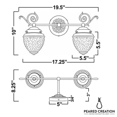 VANITY LIGHT MODEL NO. 5018