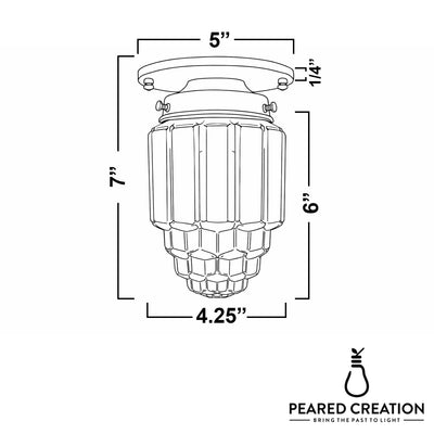 CEILING LIGHT MODEL NO. 8895