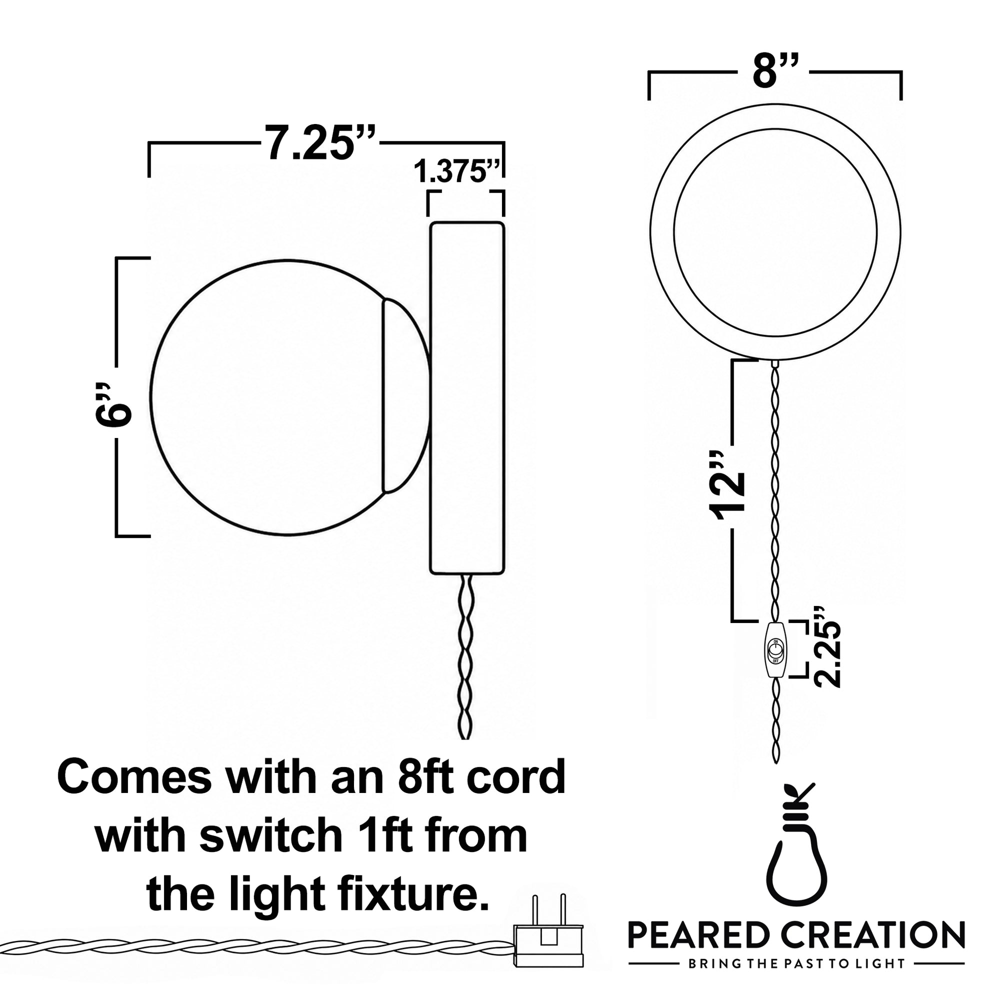SCONCE MODEL NO. 4873