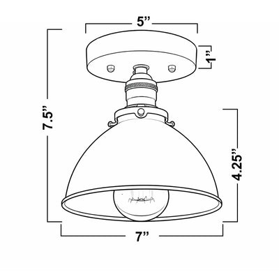 CEILING LIGHT MODEL NO. 0194