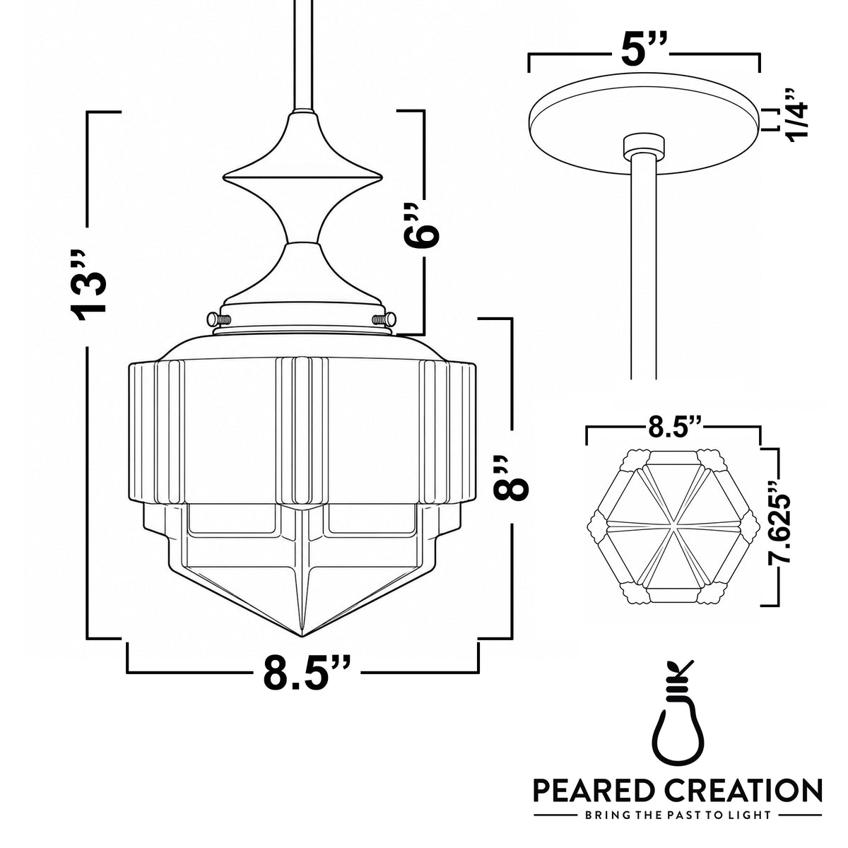 PENDANT MODEL NO. 0152