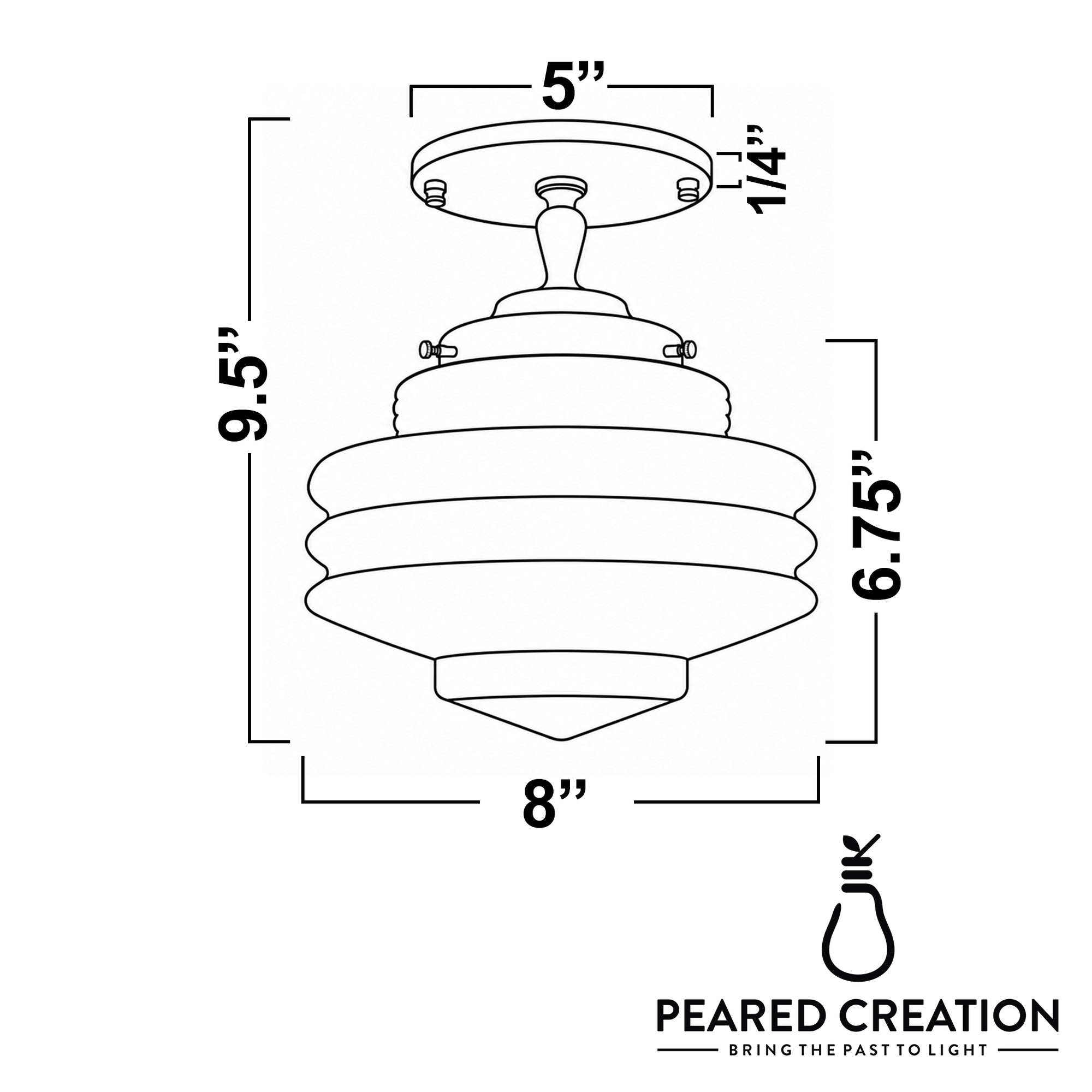 CEILING LIGHT MODEL NO. 0520