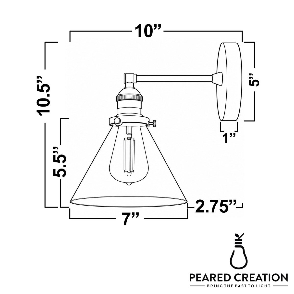 SCONCE MODEL NO. 9154