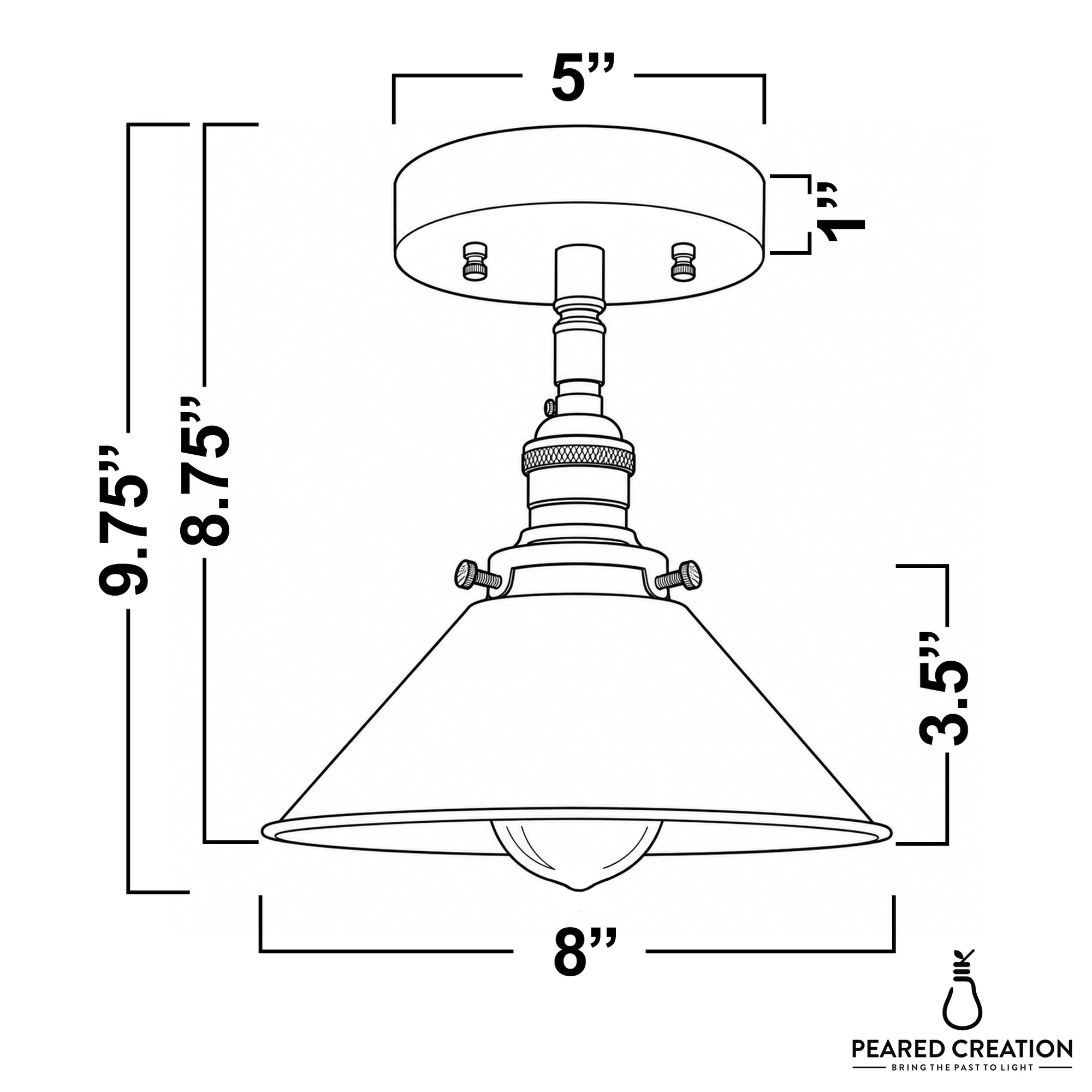 CEILING LIGHT MODEL NO. 9308