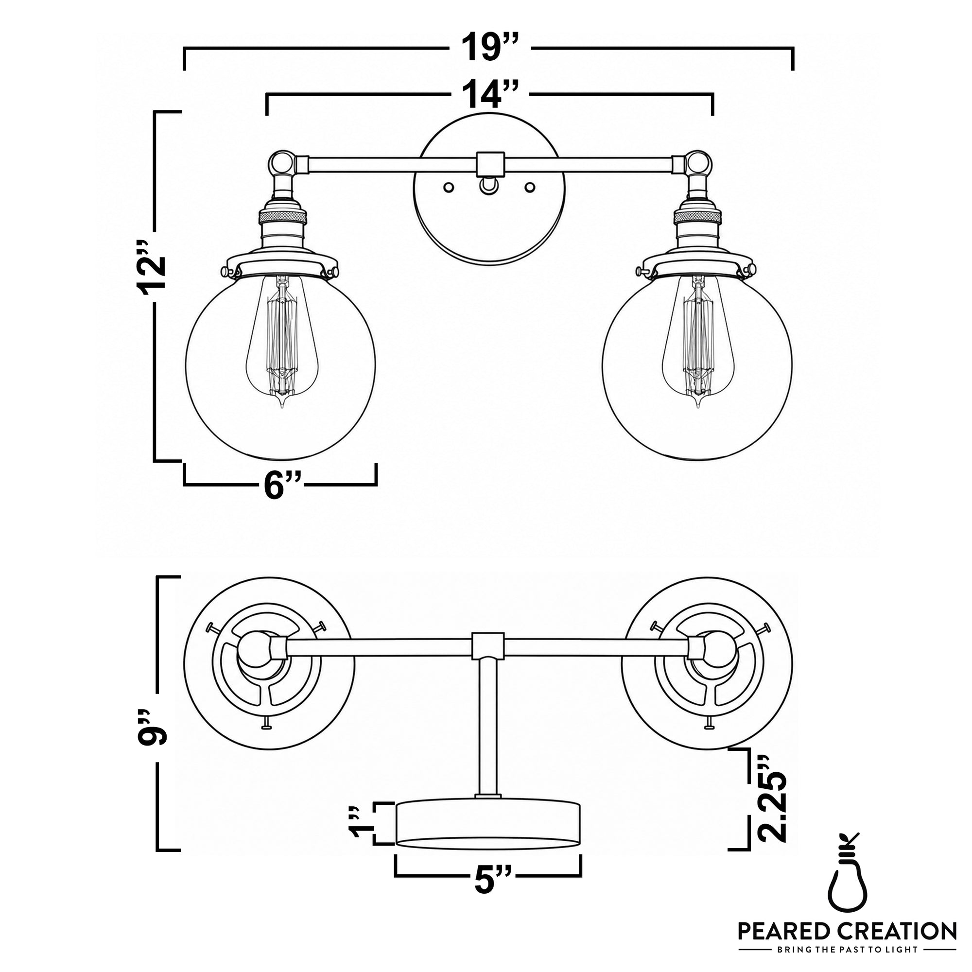 VANITY LIGHT MODEL NO. 5657