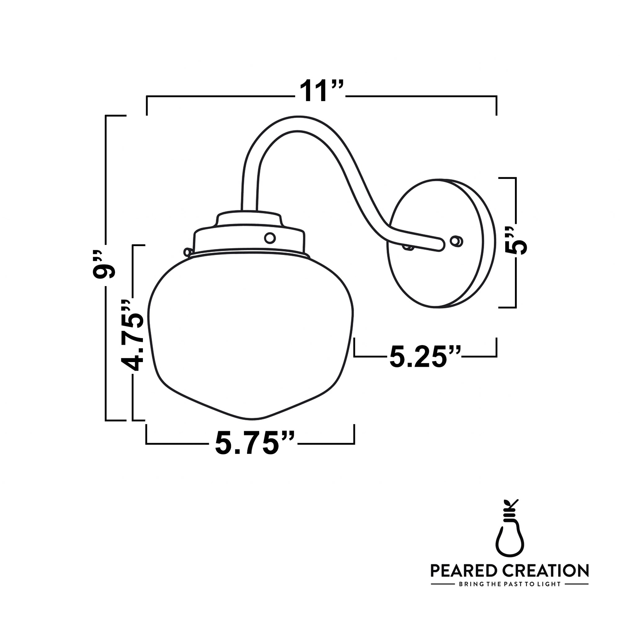 SCONCE MODEL NO. 8736