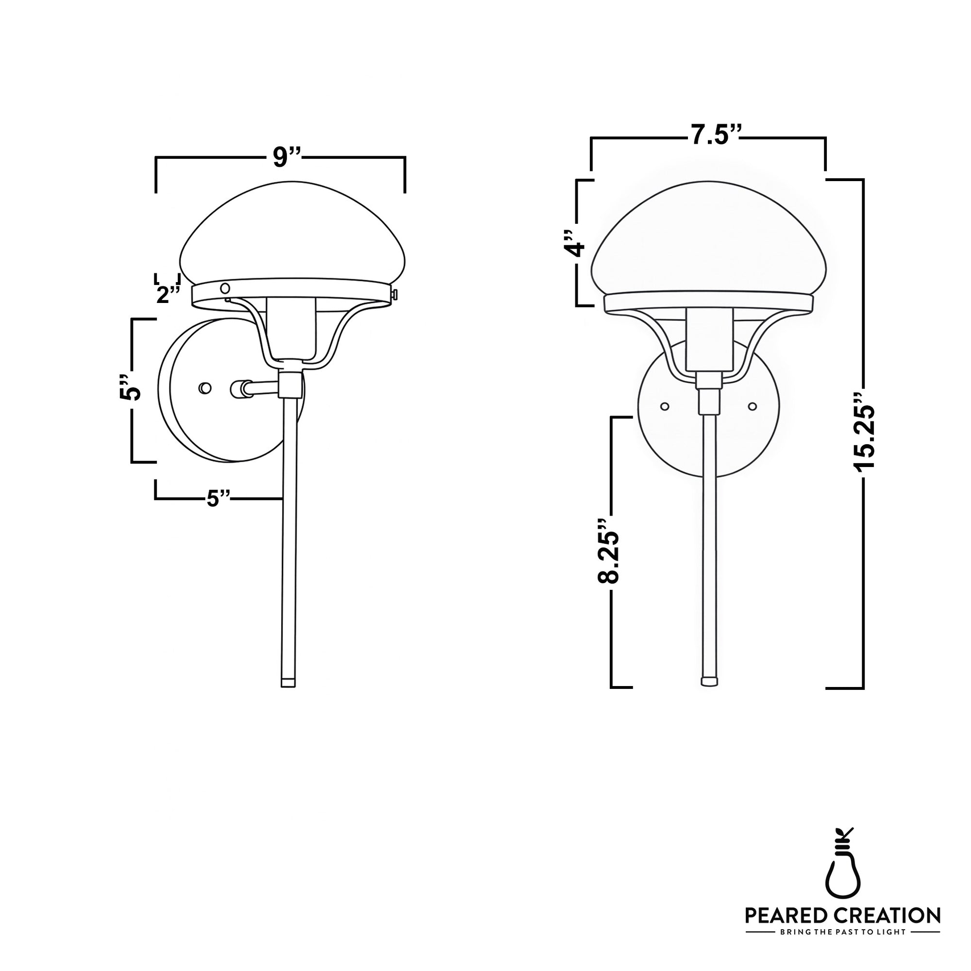 SCONCE MODEL NO. 9401