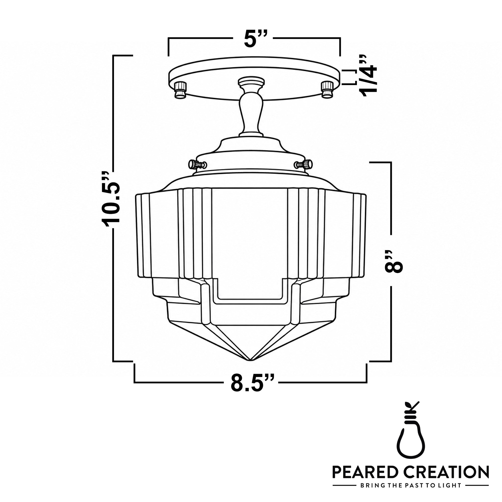 CEILING LIGHT MODEL NO. 1456