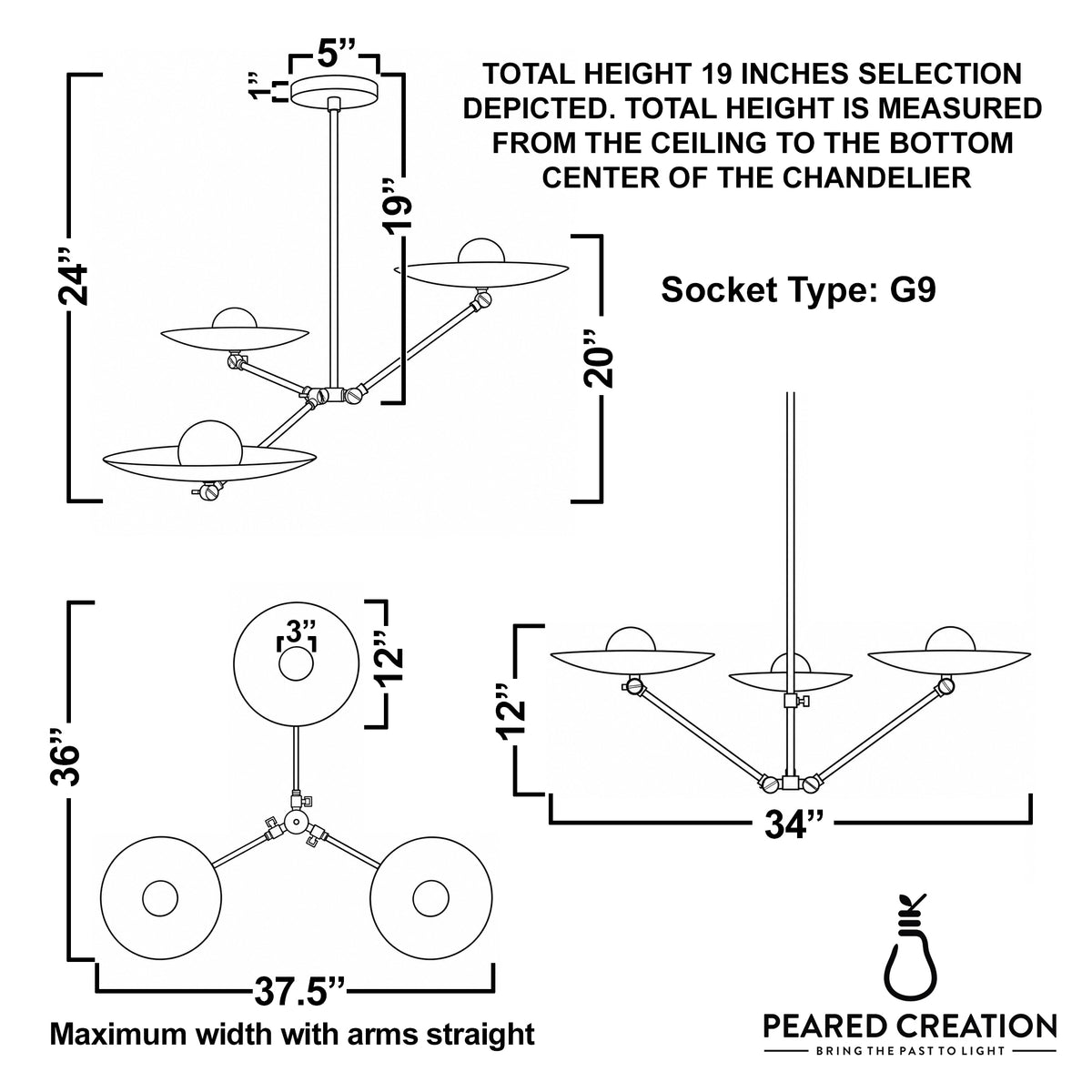 CHANDELIER MODEL NO. 7014