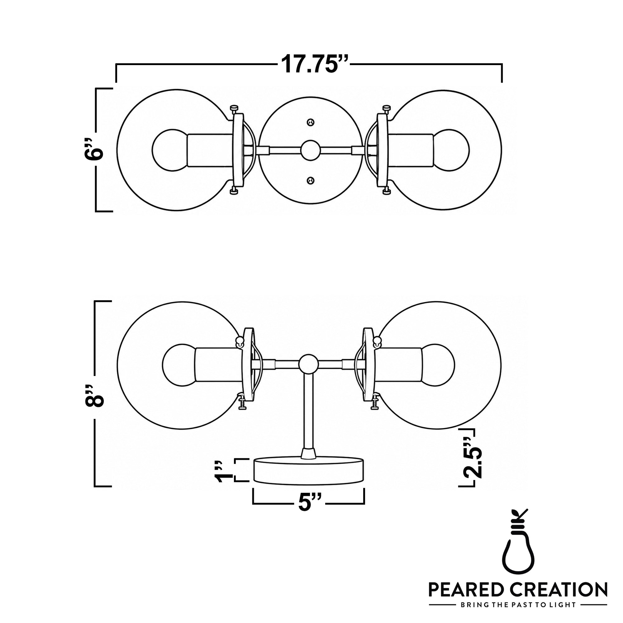 VANITY LIGHT MODEL NO. 8983