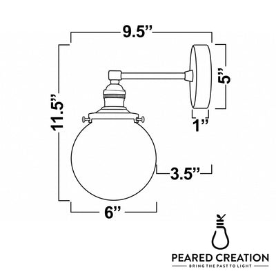 SCONCE MODEL NO. 1077