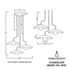CHANDELIER MODEL NO. 9636