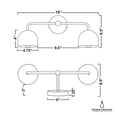 VANITY LIGHT MODEL NO. 2082