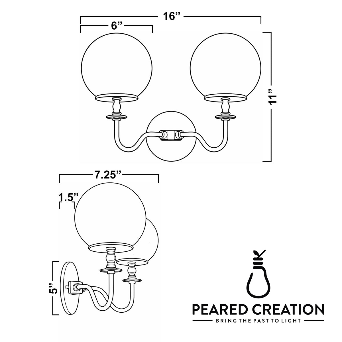 SCONCE MODEL NO. 8251