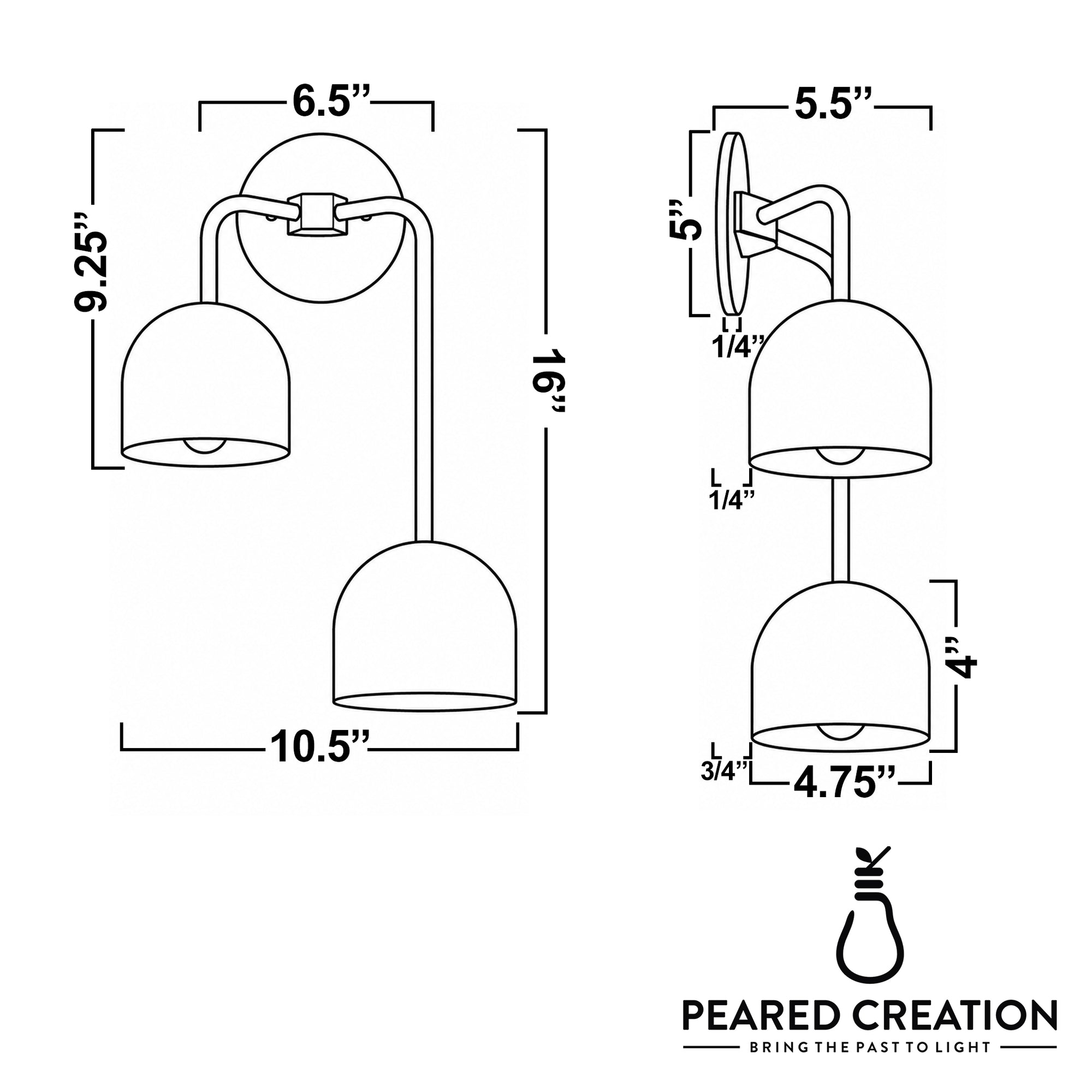 SCONCE MODEL NO. 3368