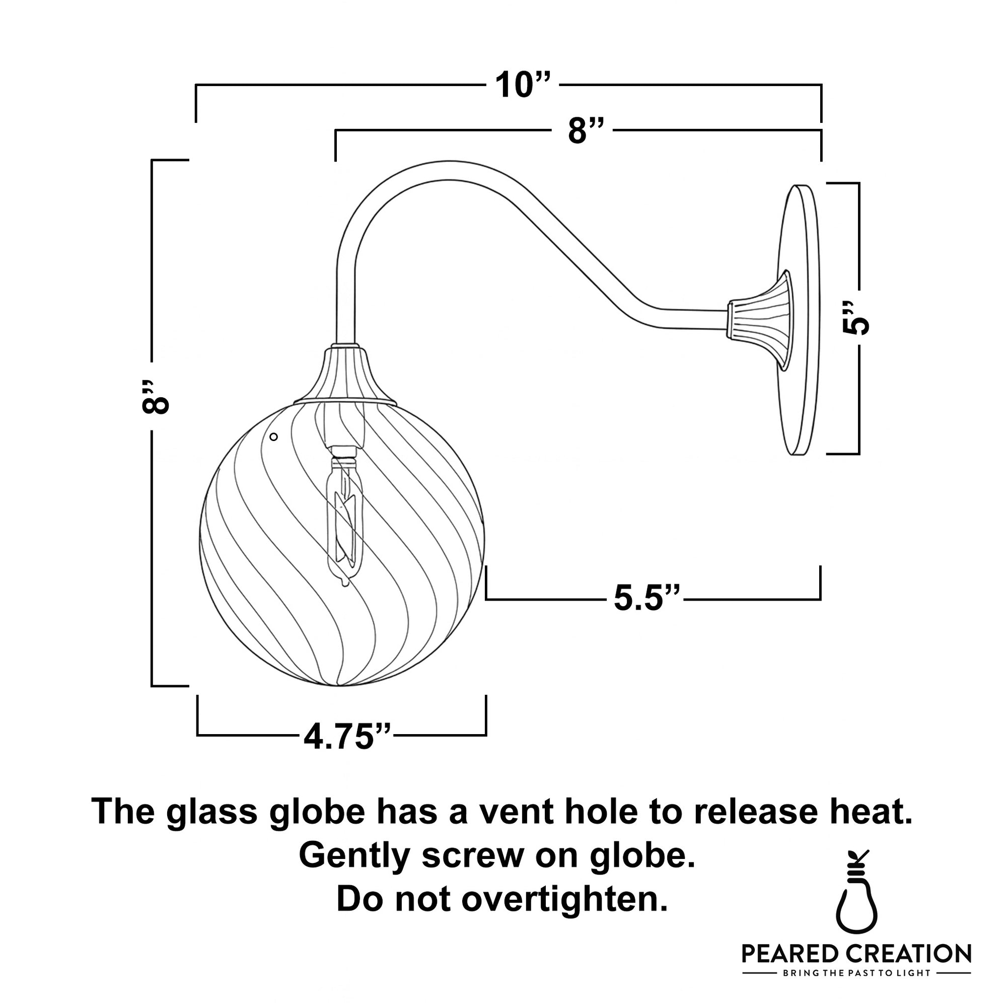 SCONCE MODEL NO. 1010