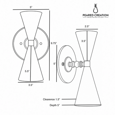 SCONCE MODEL NO. 5895