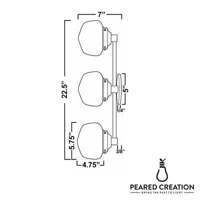 VANITY LIGHT MODEL NO. 1106