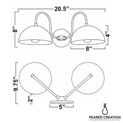 VANITY LIGHT MODEL NO. 9098
