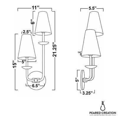 SCONCE MODEL NO. 8306