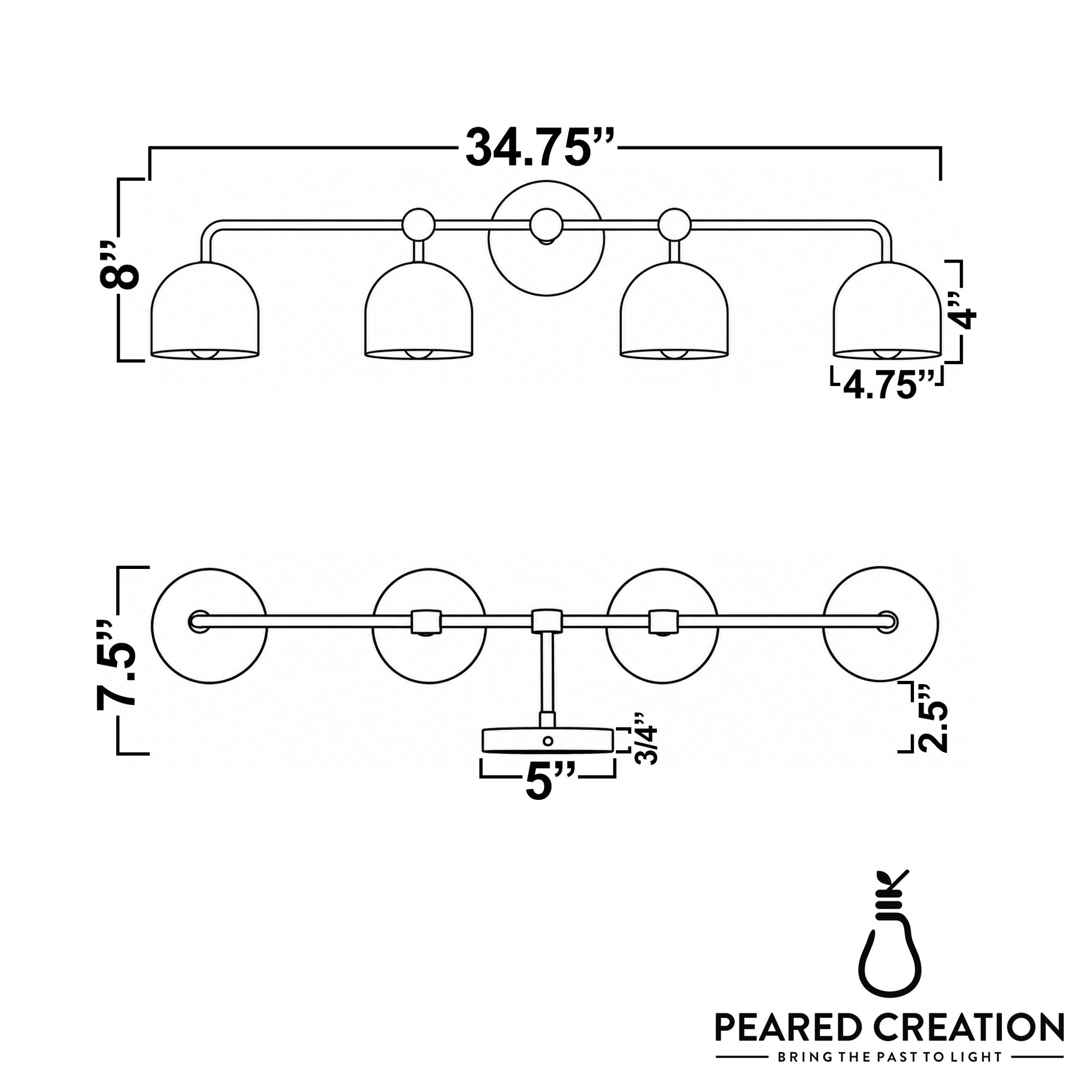 VANITY LIGHT MODEL NO. 1124
