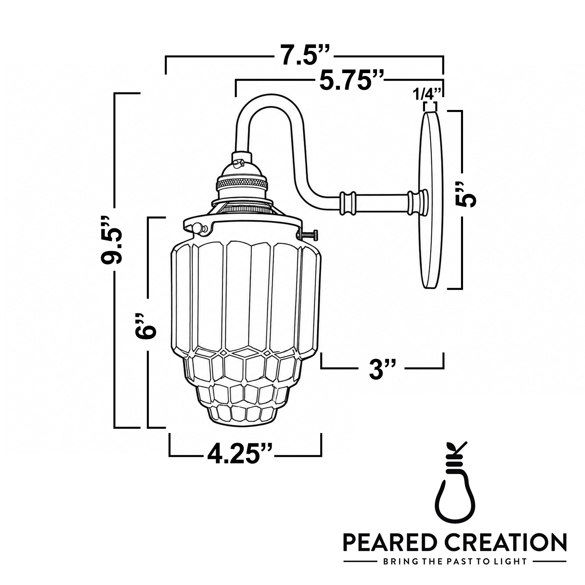 SCONCE MODEL NO. 1137