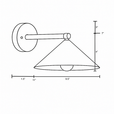 SCONCE MODEL NO. 1101